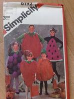 Simplicity patronen 6192 , Fruit Kostuums patronen, Hobby en Vrije tijd, Kledingpatronen, Verzenden, Zo goed als nieuw, Overige merken