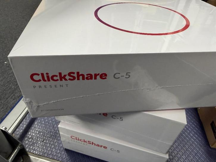 ClickShare C-5 nieuw geseald, Computers en Software, Presenters, Nieuw, ChromeOS, MacOS, Windows, Ophalen