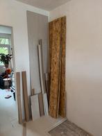 Gratis OSB, gipsplaatjes en MDF, Doe-het-zelf en Verbouw, Hout en Planken, Gebruikt, Minder dan 25 mm, Ophalen of Verzenden, Plank