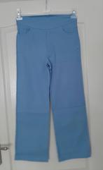 NIEUWE Blauwe Broek Uitlopende Pijpen in de Verpakking., Maat 38/40 (M), Blauw, Ophalen of Verzenden, Driekwart