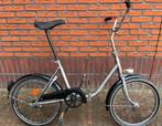 folding bike retro 1speed black/bare metal vouwfiets, Fietsen en Brommers, Fietsen | Oldtimers, Jaren '60 of nieuwer, 47 tot 51 cm