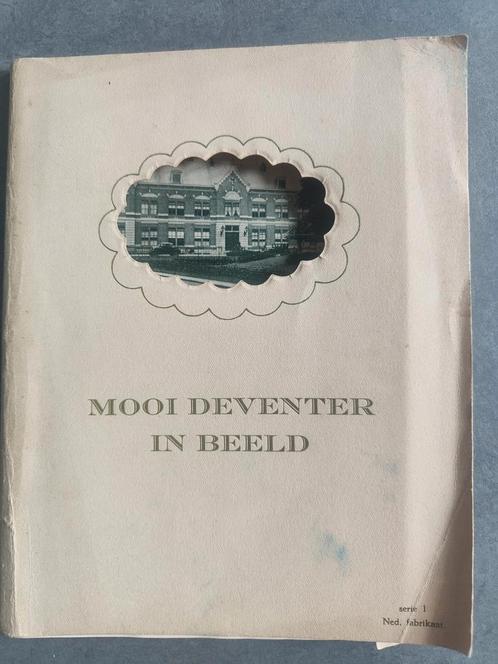 Oud Briefpapier 1930  mooi Deventer in Beeld met enveloppen, Antiek en Kunst, Curiosa en Brocante, Ophalen of Verzenden