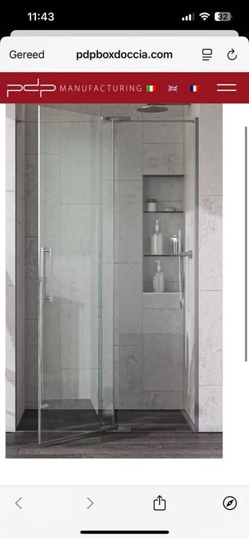 Gloednieuwe douchecabine in doos (nieuwprijs 1891) beschikbaar voor biedingen