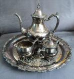 koffiestel verzilverd?, Antiek en Kunst, Antiek | Goud en Zilver, Ophalen of Verzenden, Zilver