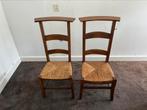 Leuke antieke bid stoeltjes., Antiek en Kunst, Antiek | Meubels | Stoelen en Banken, Ophalen of Verzenden