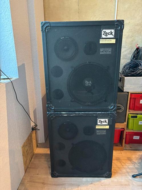 Zeck 15/3 full range speakers, 400W, Muziek en Instrumenten, Versterkers | Keyboard, Monitor en PA, Gebruikt, P.A., Minder dan 500 watt