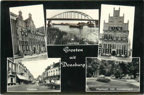 (387-229-045) Doesburg Groeten uit, Verzamelen, Ansichtkaarten | Nederland, Gelderland, Verzenden