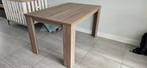 Eettafel, grijs houtnerf patroon, Huis en Inrichting, Ophalen, 100 tot 150 cm, 50 tot 100 cm, Zo goed als nieuw