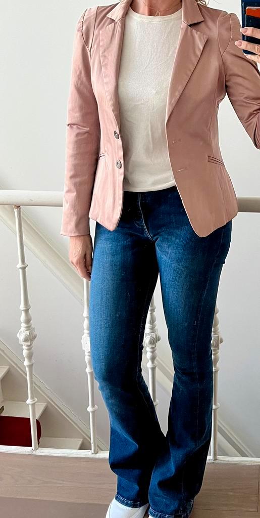 Colbertje Rinascimento maat L (Ned. S) 🎄, Kleding | Dames, Jasjes, Kostuums en Pakken, Gedragen, Jasje, Maat 36 (S), Roze, Ophalen of Verzenden