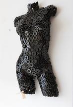 Unieke metalen decoratie van gerecycelde materialen, Antiek en Kunst, Ophalen