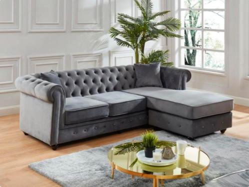 bankstel, Huis en Inrichting, Banken | Bankstellen, Zo goed als nieuw, Hoekbank, Driepersoons, 200 tot 250 cm, 75 tot 100 cm, Stof