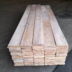 Massief grenen vloer 22 m2 vloerdelen 14cm breed, Doe-het-zelf en Verbouw, Vloerdelen en Plavuizen, Ophalen, Gebruikt, Vloerdelen of -planken