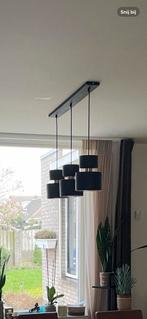 3-Lichts eettafellamp hanglamp zwart, Ophalen, Zo goed als nieuw, 75 cm of meer