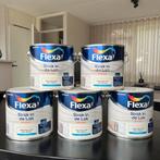 Flexa Strak in de Lak zijdeglans RAL 9010 - 5 x 2,5 L, Ophalen, Wit, Nieuw, 10 tot 15 liter