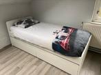 1-persoonsbed met onderschuifbed, 90 cm, Eenpersoons, Wit, Zo goed als nieuw