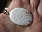 2092/ verzilverde howliet hangers(meerdere foto's), Nieuw, Ophalen of Verzenden, Met edelsteen, Zilver
