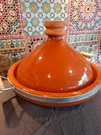 Handgemaakte Marokkaanse Tagine 35 cm, Ophalen, Nieuw, Overige materialen, Overige typen