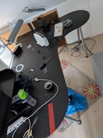 Hoekbureau Ikea Galant - afbeelding 1