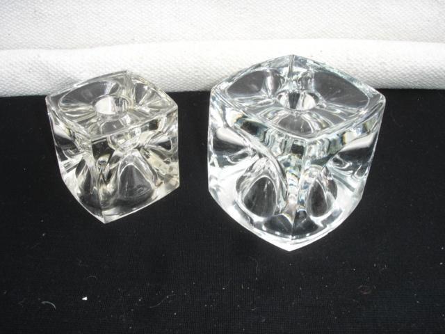 5x Kandelaar Kristal Sklo Union Rudolf Jurnikl jaren 60, Huis en Inrichting, Woonaccessoires | Kandelaars en Kaarsen, Gebruikt