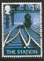UK 134, treinstation, Verzenden, Gestempeld