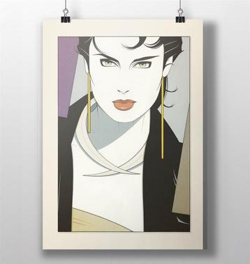 Patrick Nagel Pop Art Poster Jaren 80 Kunst Print beschikbaar voor biedingen