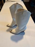 Dames cowboylaarzen maat 38, Kleding | Dames, Ophalen of Verzenden, Zo goed als nieuw, Wit, Hoge laarzen