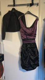 Cocktail kerst zijden jurkje, Ophalen of Verzenden, Zo goed als nieuw, Maat 38/40 (M), Cocktailjurk