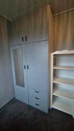 Ikea kledingkast met spiegel en indeling, Overige materialen, Gebruikt, 100 tot 150 cm, 200 cm of meer