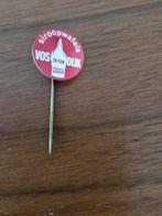 Sp  1651 Vos en van Dijk siroopwafels speldjes Gouda, Verzamelen, Speldjes, Pins en Buttons, Ophalen of Verzenden, Gebruikt, Merk