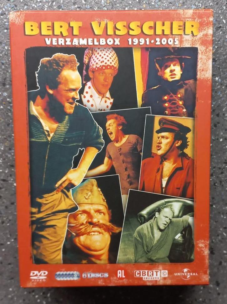 DVD box Bert Visscher 1991-2005, Cd's en Dvd's, Dvd's | Cabaret en Sketches, Gebruikt, Stand-up of Theatershow, Alle leeftijden
