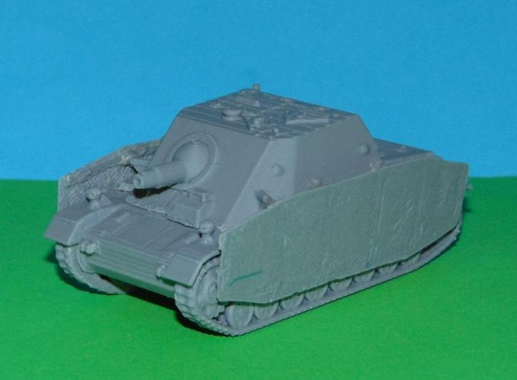 Duitse Brummbär - 3D-print in diverse schalen, Hobby en Vrije tijd, Wargaming, Nieuw, Historisch, Toebehoren, Verzenden