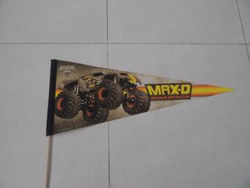 NIEUW MAX-D MONSTER TRUCK vlag/pin page 29 x 74 cm beschikbaar voor biedingen