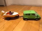 Playmobile busje, trailer met motorboot, Ophalen of Verzenden, Gebruikt, Los playmobil