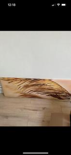 wanddecoratie Canvas 150x50 - Gouden Palmtak, Zo goed als nieuw, Ophalen