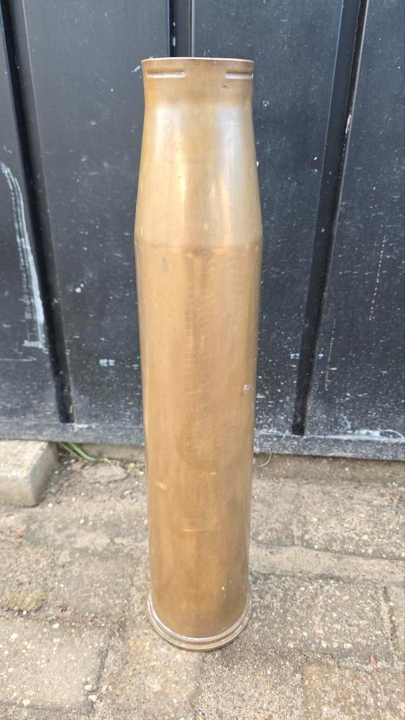 Britse 3.7 inch Granaathuls 1943, Antiek en Kunst, Antiek | Koper en Brons, Brons, Ophalen of Verzenden