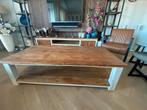 Mooie teakhouten salontafel, Huis en Inrichting, Ophalen, Teakhout, 150 tot 200 cm, Minder dan 50 cm