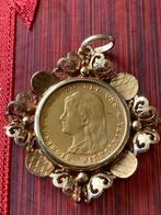 Gouden 10 gulden in hanger 1897 Wilhelmina, Overige voorstellingen, Verzenden, Zo goed als nieuw, Goud