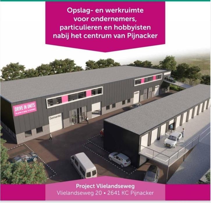 Te huur: 31m² GROTE garagebox Vlielandseweg Pijnacker, Auto diversen, Autostallingen en Garages
