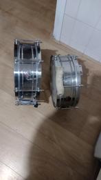 2 vintage snare drums Royal gedeponeerd, Muziek en Instrumenten, Drumstellen en Slagwerk, Ophalen, Gebruikt, Overige merken