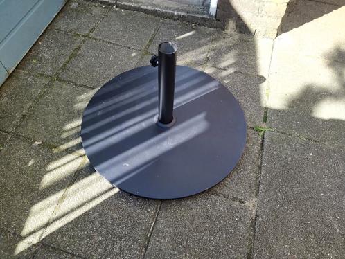 Handson Parasolvoet zwart staal rond 62 cm, Tuin en Terras, Parasols, Zo goed als nieuw, Parasolvoet, Minder dan 1 meter, Ophalen
