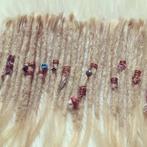 Human hair dreadlocks extensions blond bruin zwart dreads, Ophalen of Verzenden, Zo goed als nieuw, Pruik of Haarverlenging