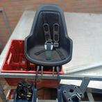 BoBike mini ONE Black fietsstoeltje met windscherm, Fietsen en Brommers, Ophalen, Bobike voorzitje, Gebruikt, Voetsteuntjes