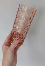Luminarc France vaas roze persglas vintage, Antiek en Kunst, Antiek | Glas en Kristal, Ophalen of Verzenden