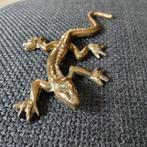 Koperen/messing hagedis, Antiek en Kunst, Antiek | Koper en Brons, Ophalen of Verzenden