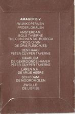 Peter Cuyper Taverne Den Haag - Bols Taverne Amsterdam, Verzamelen, Ophalen of Verzenden