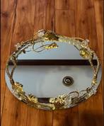 Gouden dienplad, Antiek en Kunst, Ophalen of Verzenden, Ovaal, Minder dan 100 cm