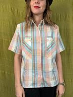 Vintage blouse, maat 40/L - geruit - 90's, Kleding | Dames, Maat 38/40 (M), ,, Ophalen of Verzenden, Vintage