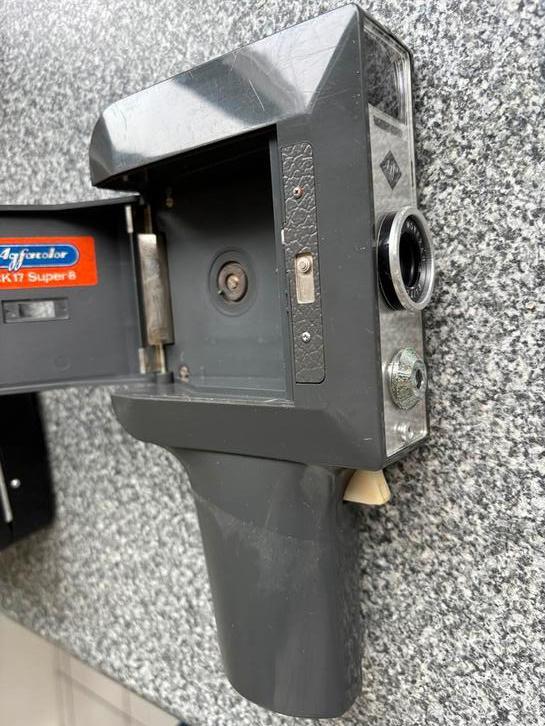 oude Agfacolor super 8mm filmcamera, Verzamelen, Fotografica en Filmapparatuur, Filmcamera, 1960 tot 1980, Ophalen of Verzenden