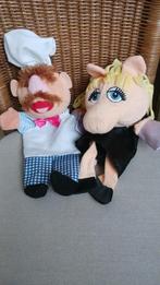Handpoppen Muppets Miss Piggy en Swedish Chef, Verzamelen, Supermarktacties, Albert Heijn, Ophalen of Verzenden