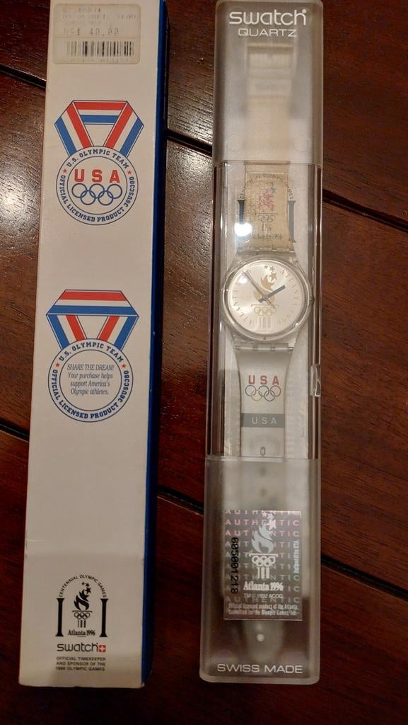 Swatch Olympic Team horloge 1996 nieuw, Ophalen of Verzenden, Nieuw, Buitenlandse clubs, Overige typen